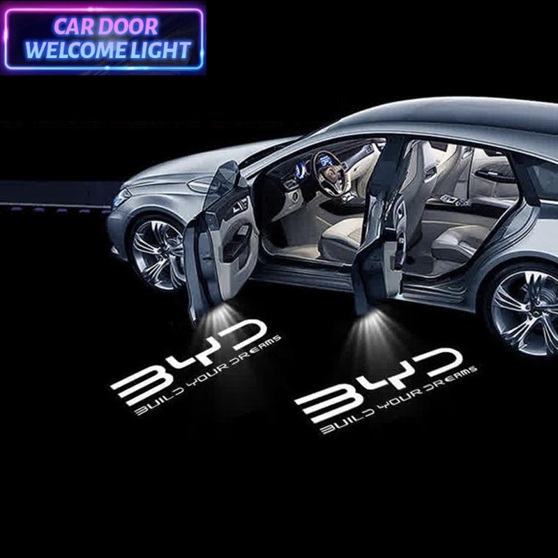2PC For BYD Wireless Led Car D - Industrial Laser Projection review and price