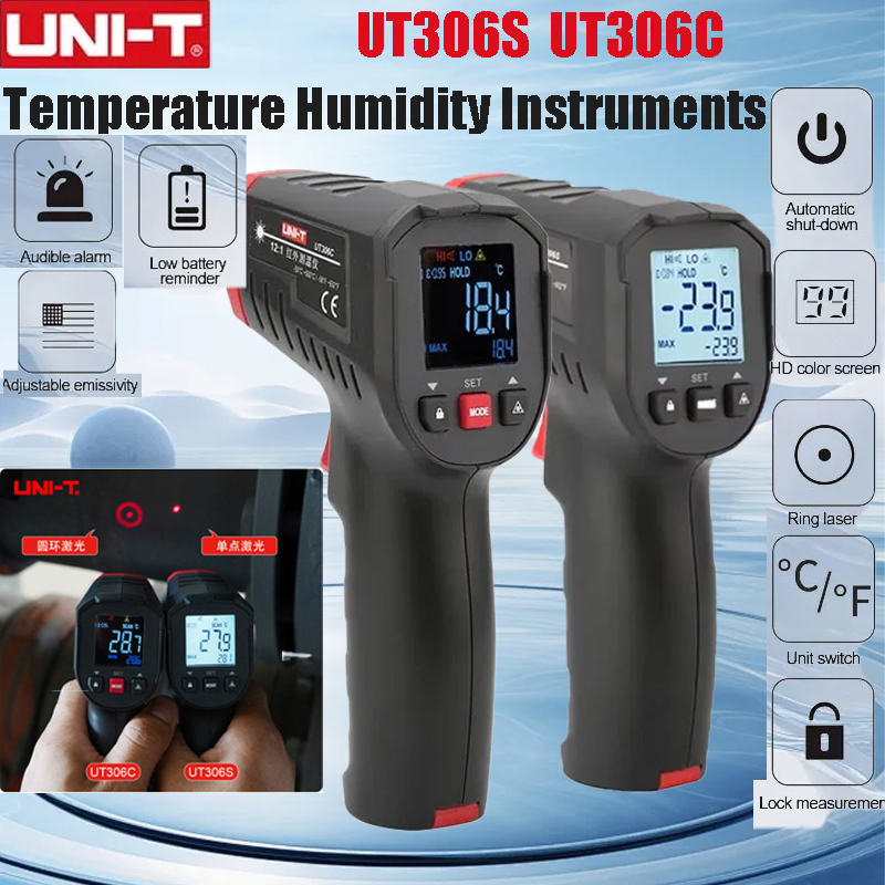 UNI-T UT306S UT306C Digital Th - Industrial Laser Temperature Gun review and price