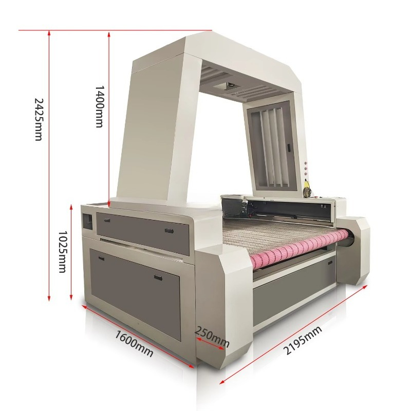 1610 CCD Camera Laser Cutting  - Industrial Laser Fabric Cutting Machine review and price