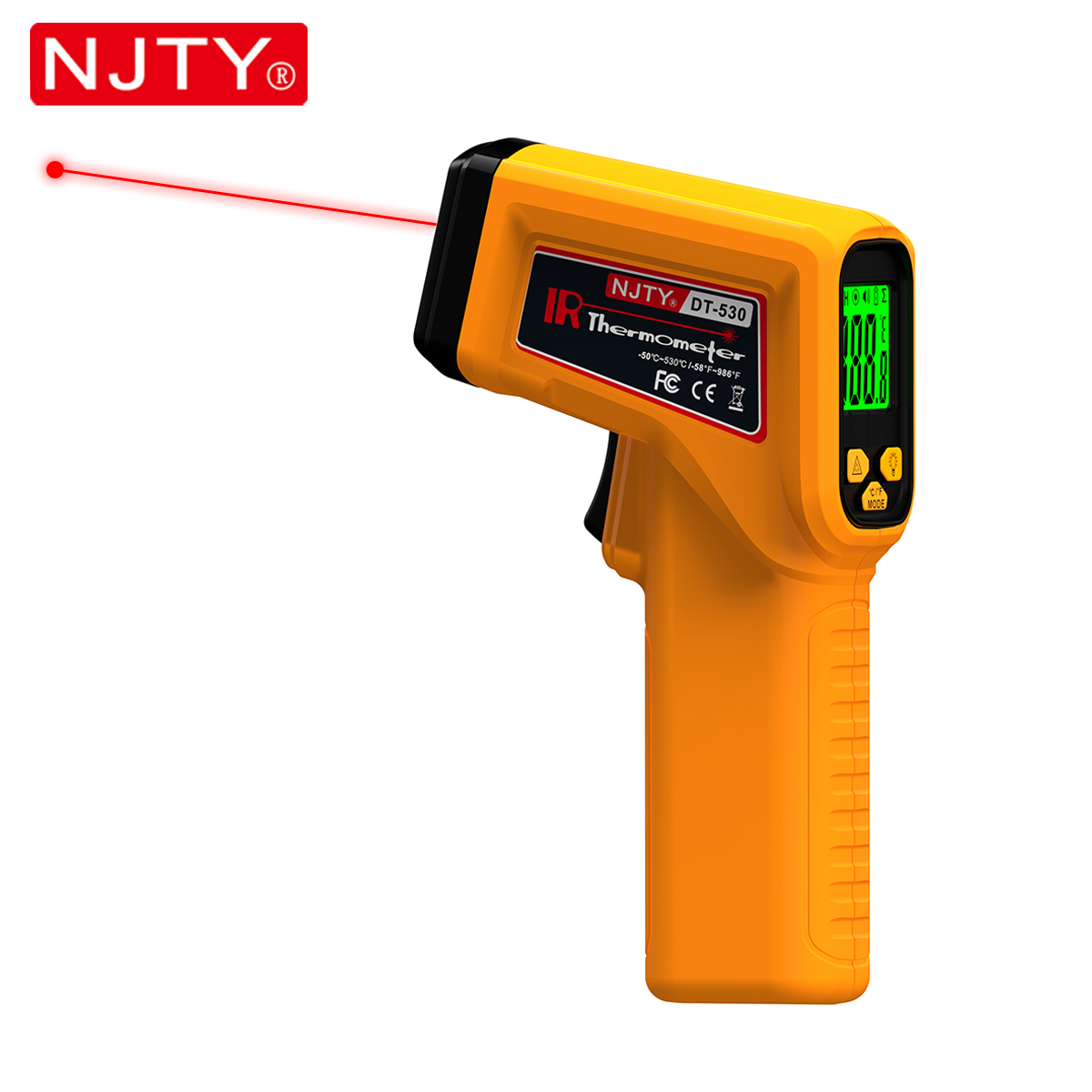 NJTY Infrared Thermometer Lase - Industrial Laser Temperature Gun review and price