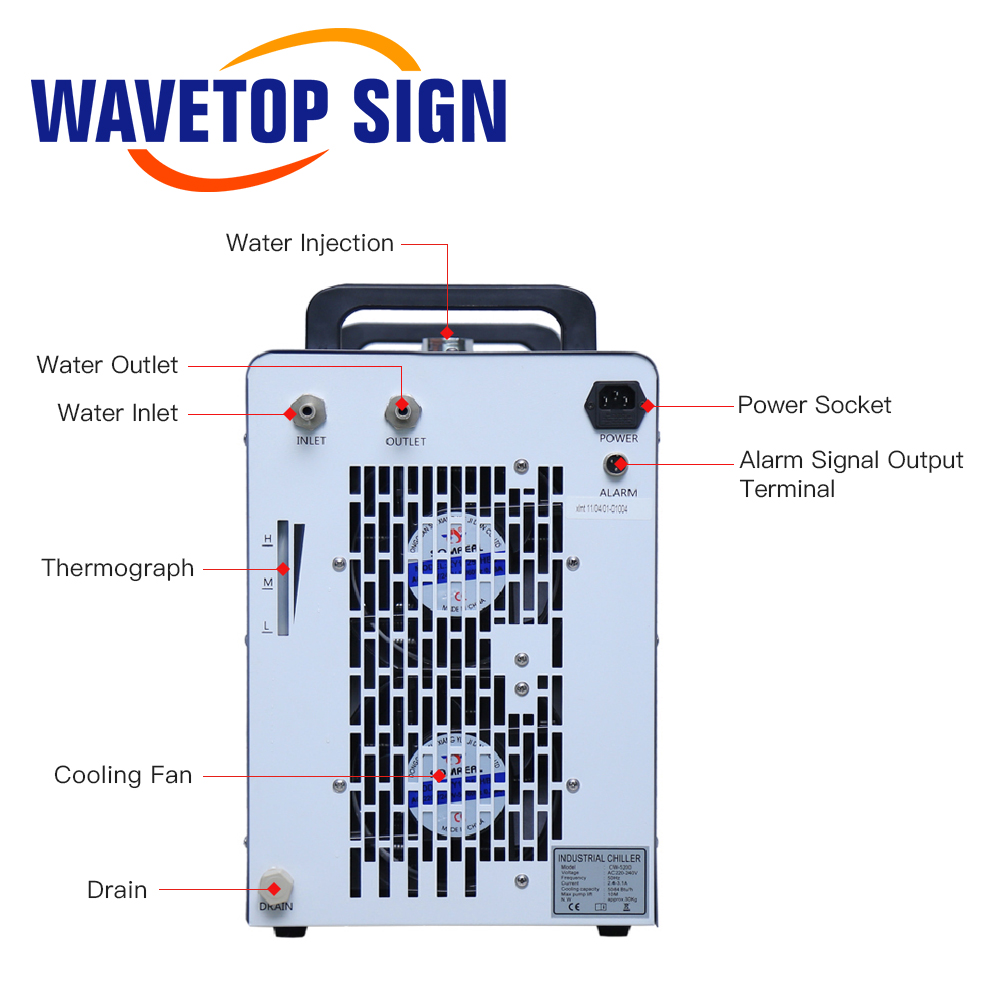 WaveTopSign CW-5200 Industrial - Laser Industrial Chiller review and price