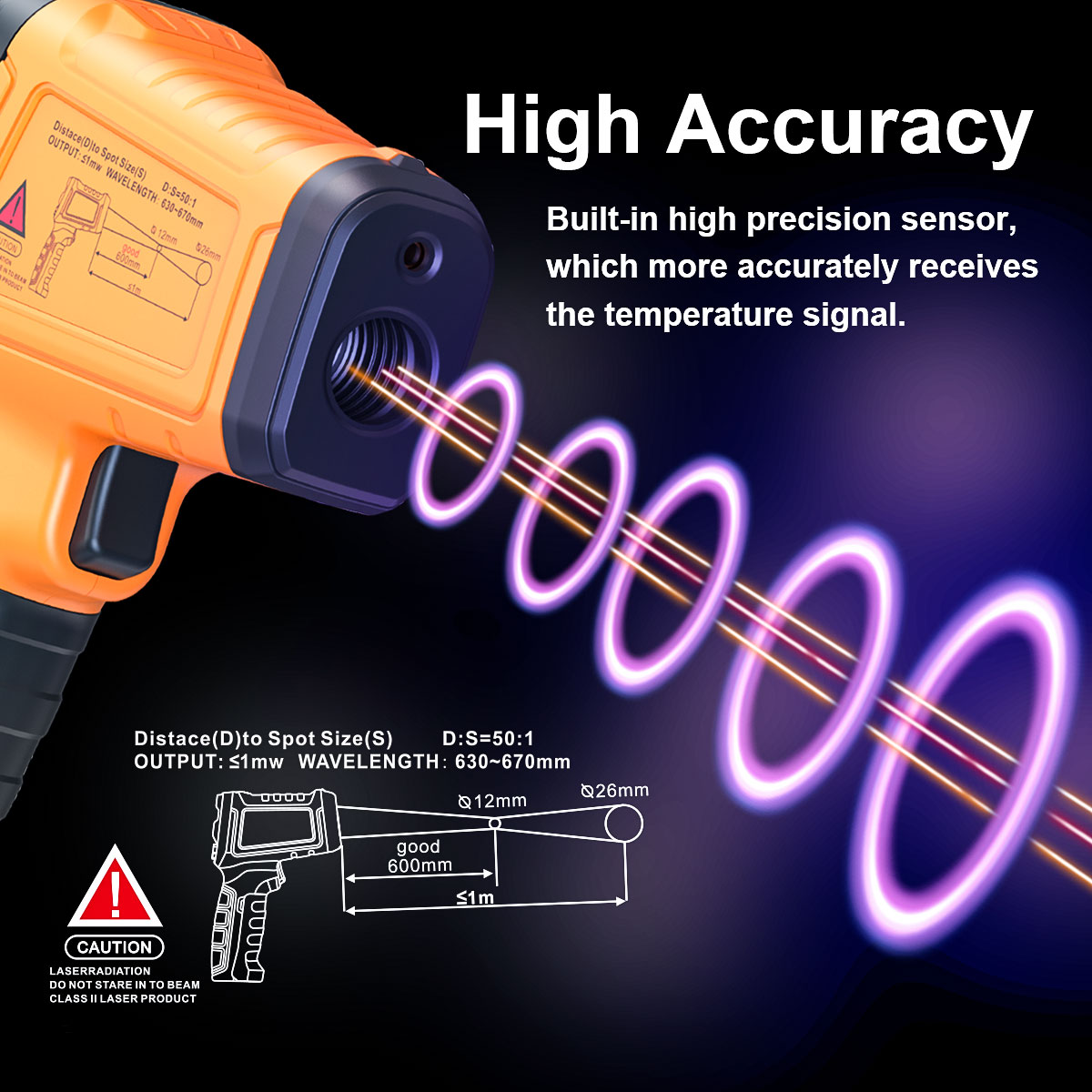 DT1000 DT1600 Infrared Thermom - Industrial Laser Temperature Gun review and price