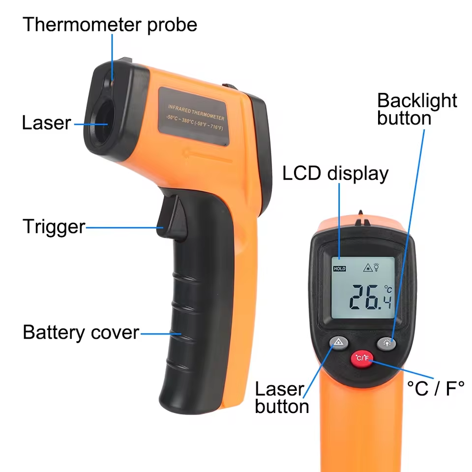 New T600 T600A Digital Infrare - Industrial Laser Temperature Gun review and price