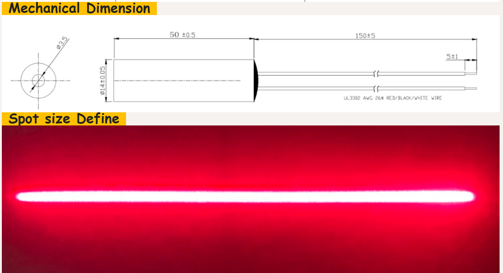 Compact Mini Red Line Laser Di - Industrial Laser Line Module review and price