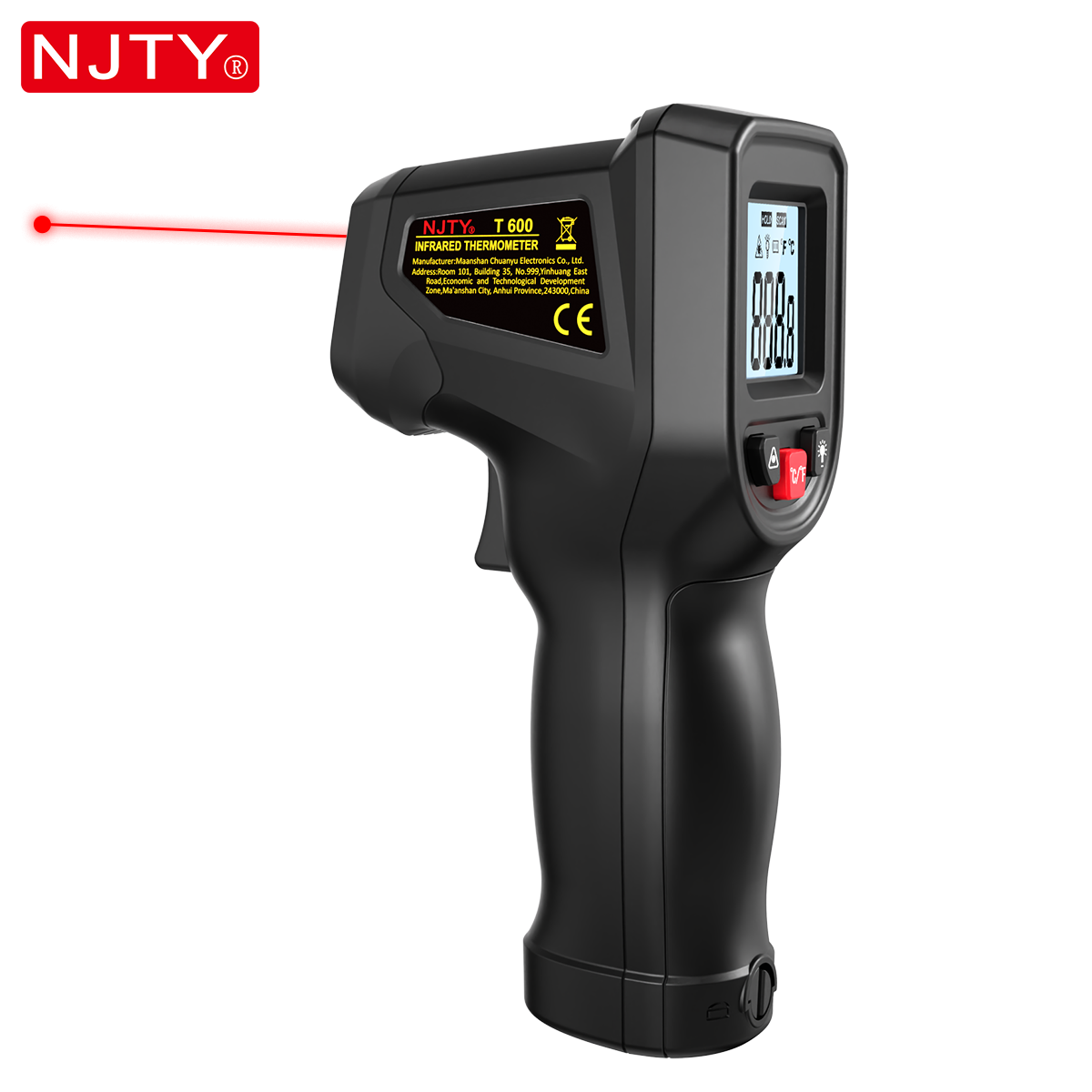 NJTY T600 Infrared Thermometer - Industrial Laser Temperature Gun review and price