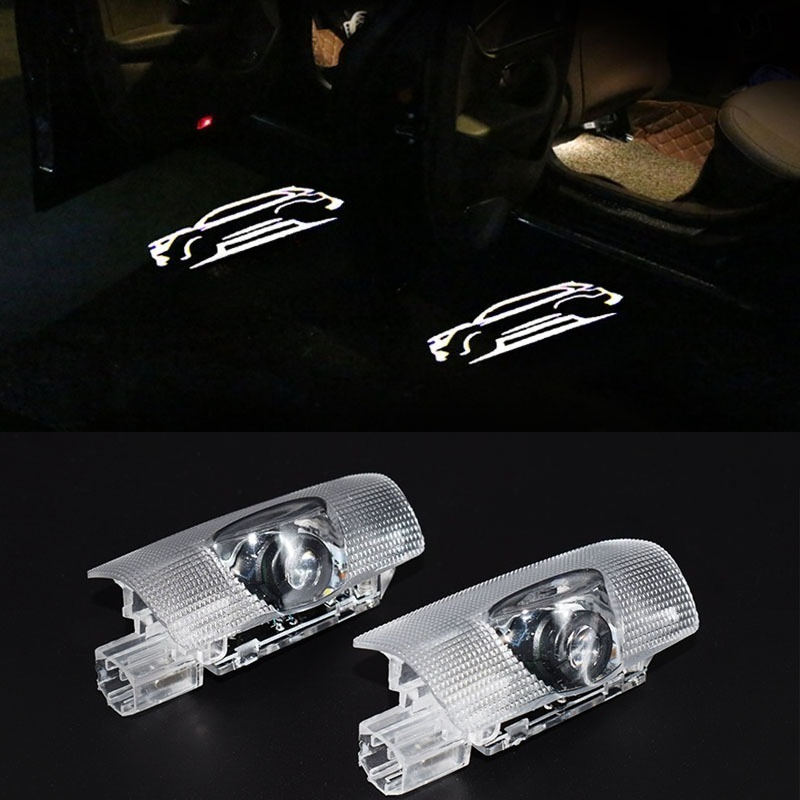 2Pcs Car LED Door Welcome Warn - Industrial Laser Projection review and price