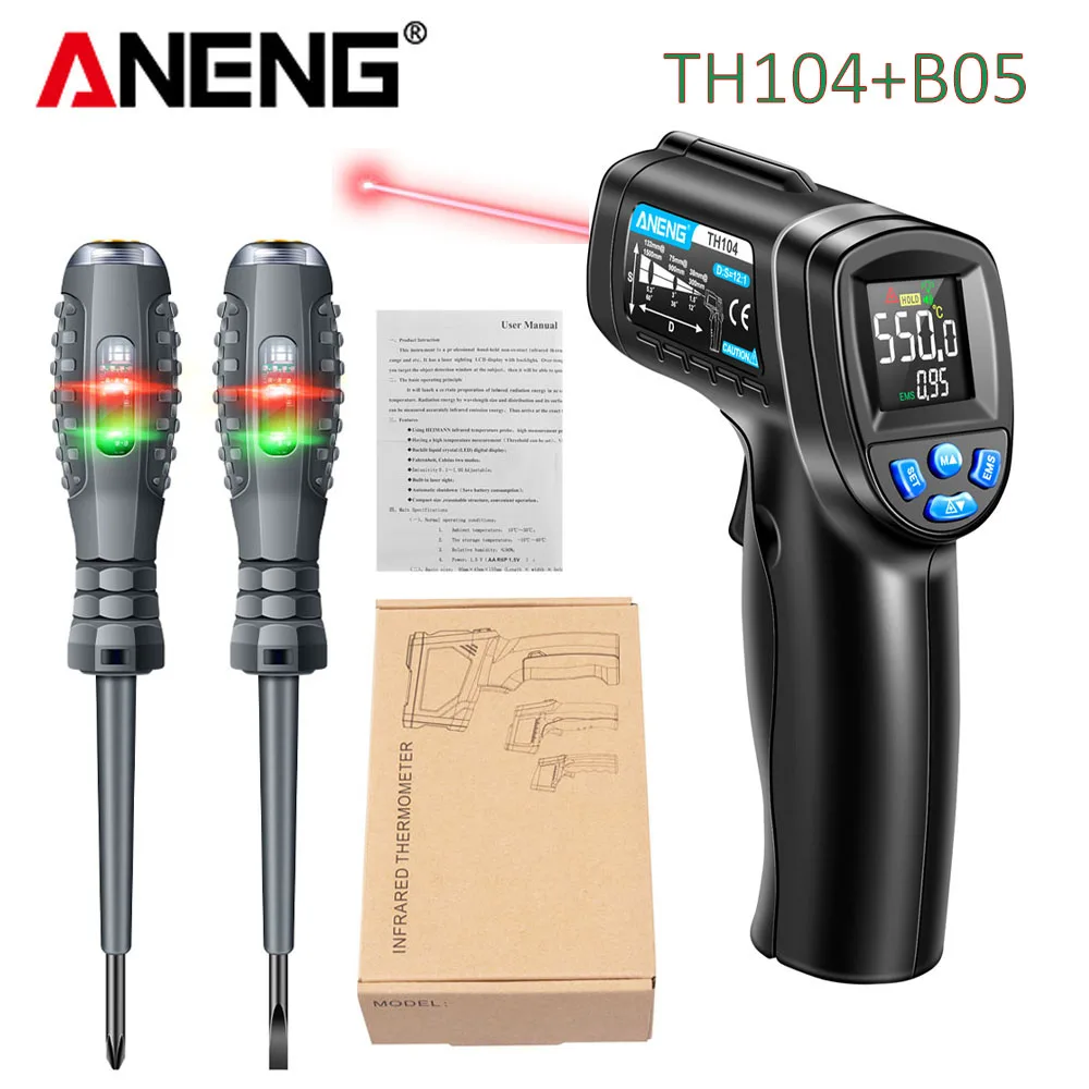 Infrared Thermometer Industria - Industrial Laser Temperature Gun review and price