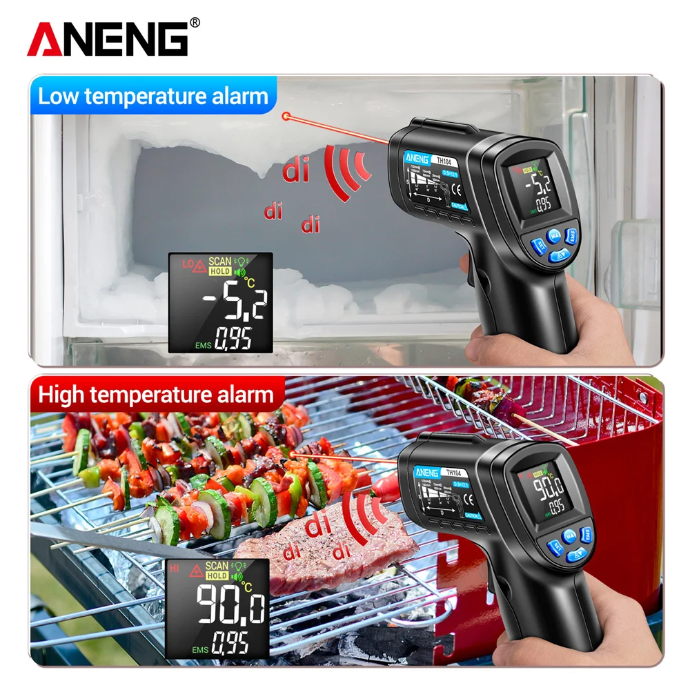 Infrared Thermometer Industria - Industrial Laser Temperature Gun review and price