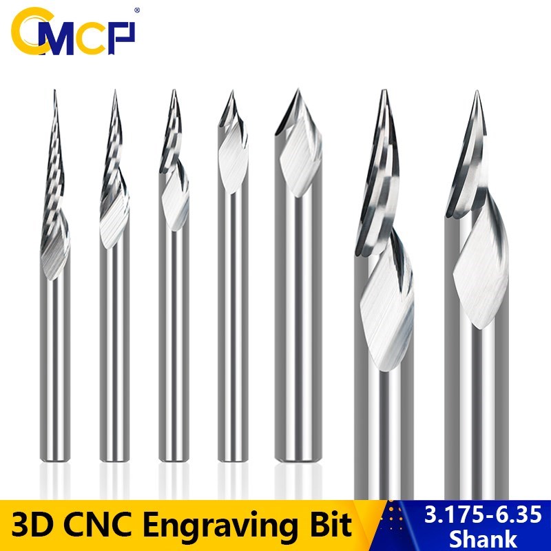 CMCP 3D Engraving Bit 3.175 4  - Cnc Milling Machine review and price