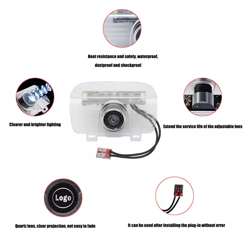 Led Car Door Ghost Light Emble - Industrial Laser Projection review and price