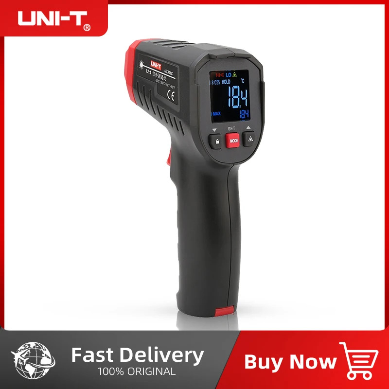 UNI-T Digital Thermometer Non- - Industrial Laser Temperature Gun review and price